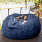 Purpose Giant Fluffy Fur Bean Bag